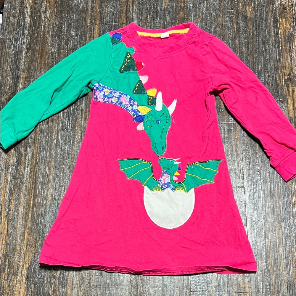 Colorful Dragon Long Sleeve Kids Tee